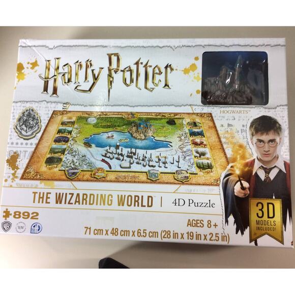 Harry Potter 4D Puzzle of the Wizarding World NIB - Picture 1 of 2